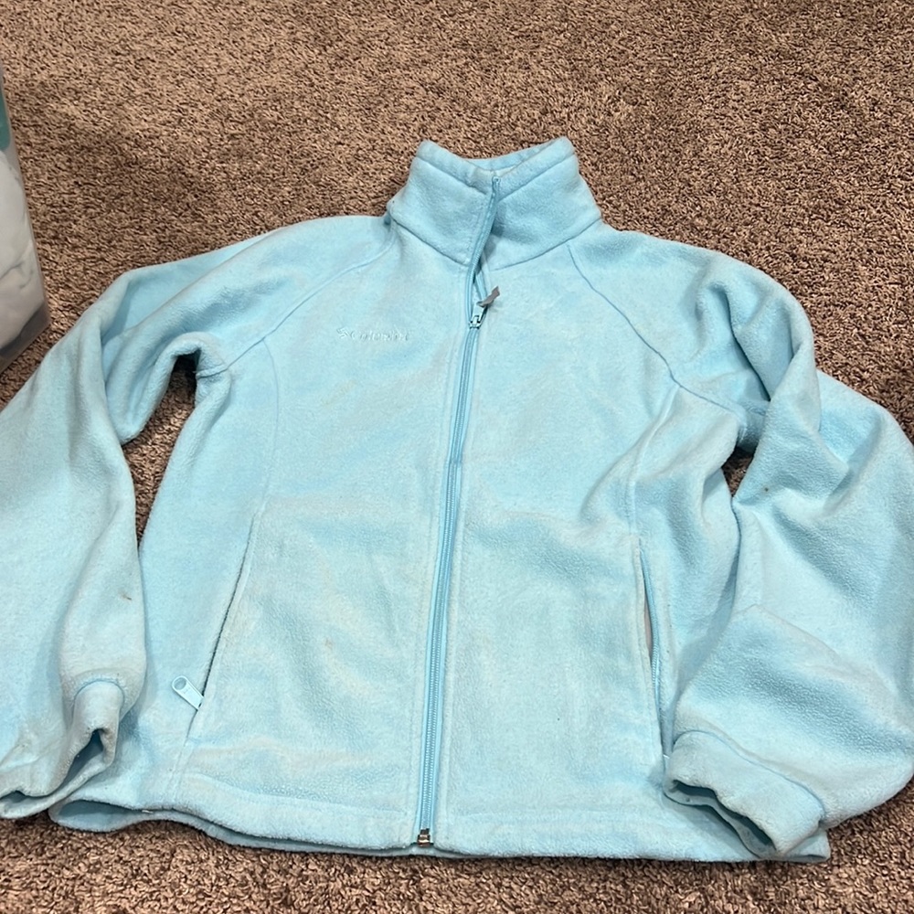 Youth Columbia zip up fleece jacket